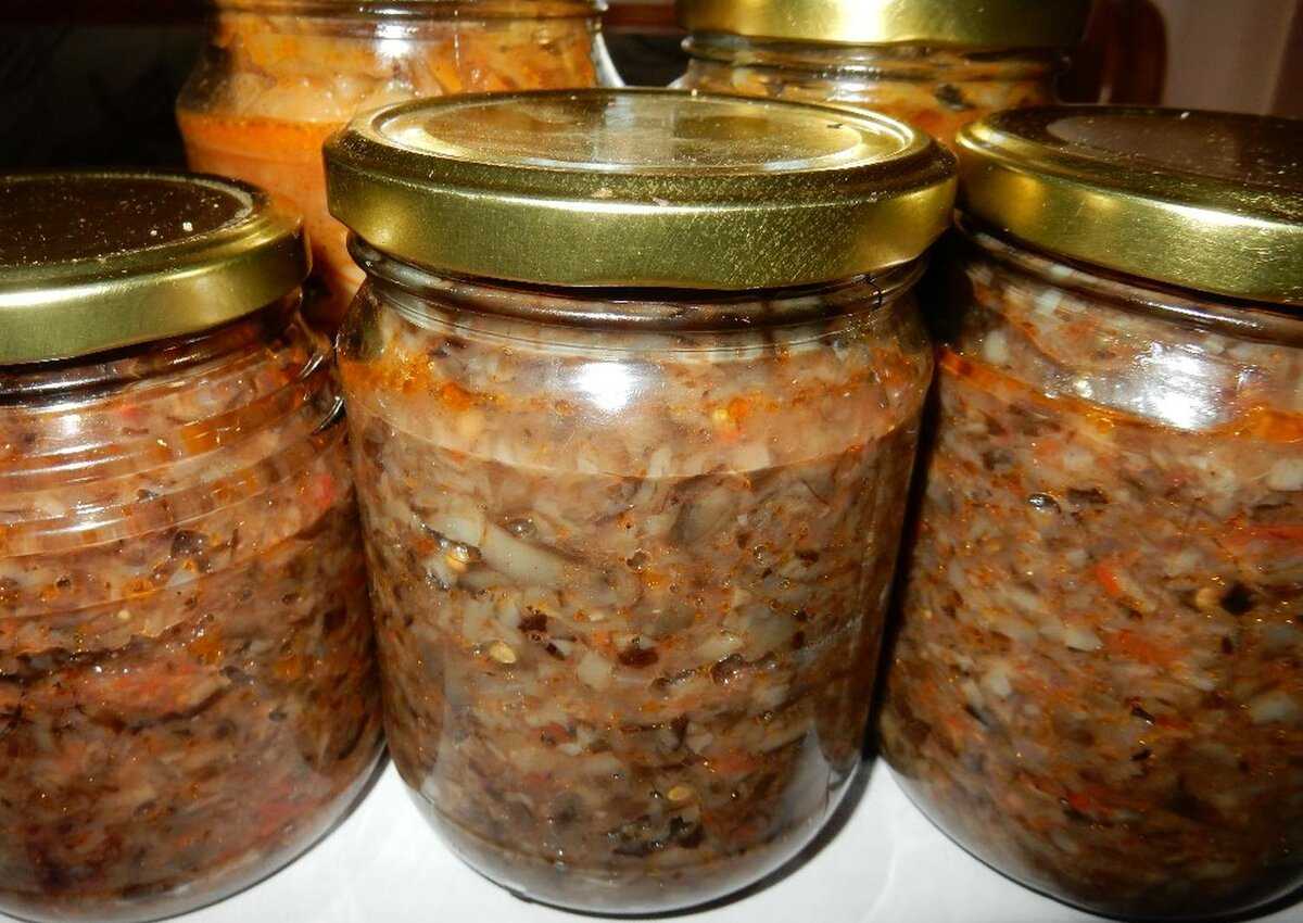 Грибная икра из вареных грибов: самый вкусный рецепт с фото пошагово