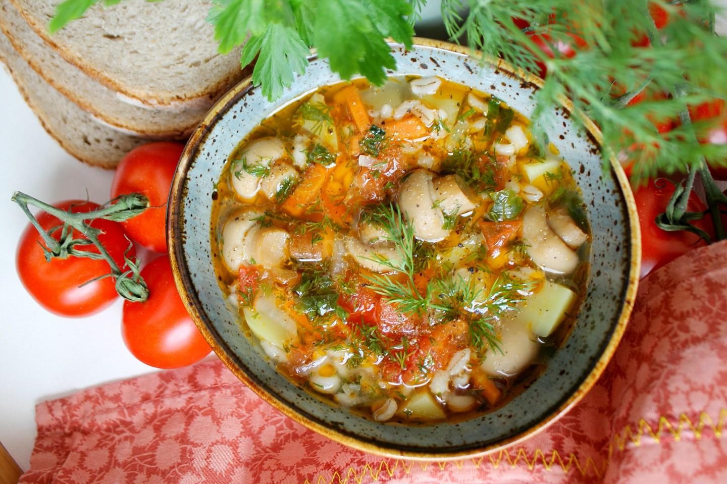 Грибной суп с курицей: рецепт пошаговый с фото | меню недели