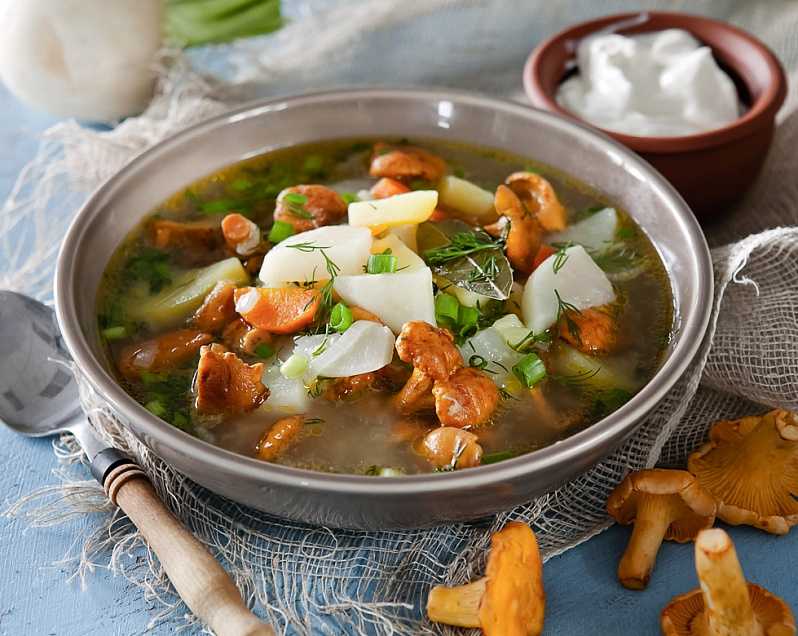 Рецепты грибного супа из свежих шампиньонов с картофелем с фото
