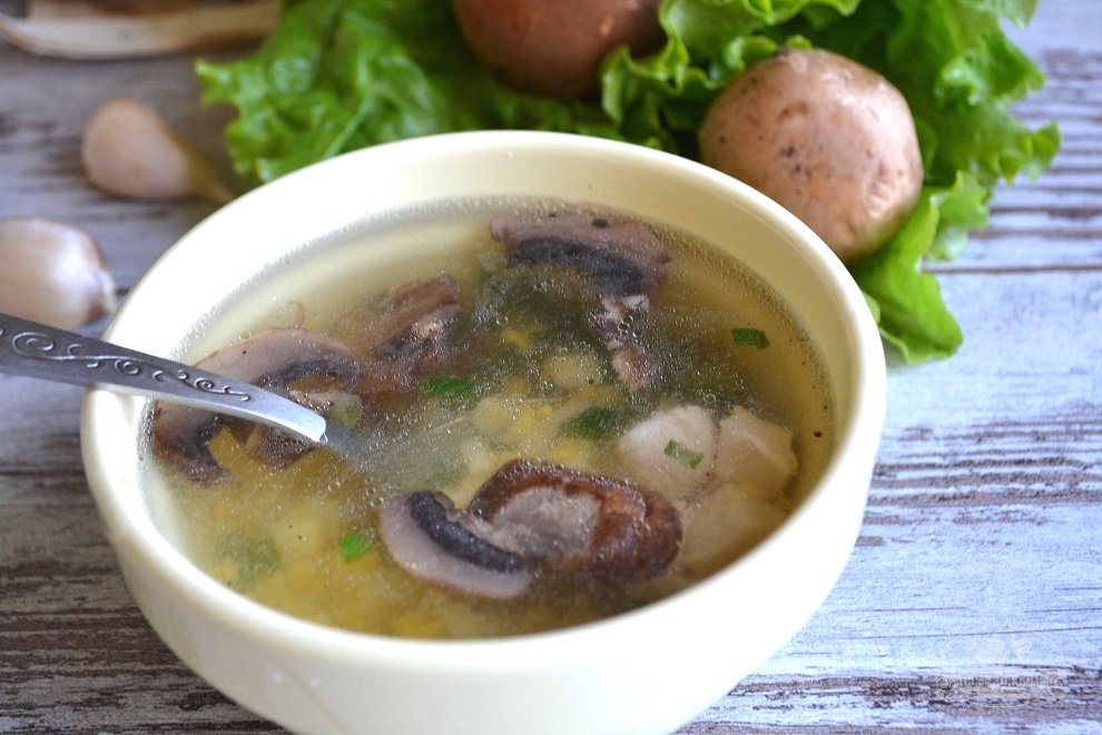 Как приготовить суп с грибами и мясом: рецепты из сушеных и свежих грибов