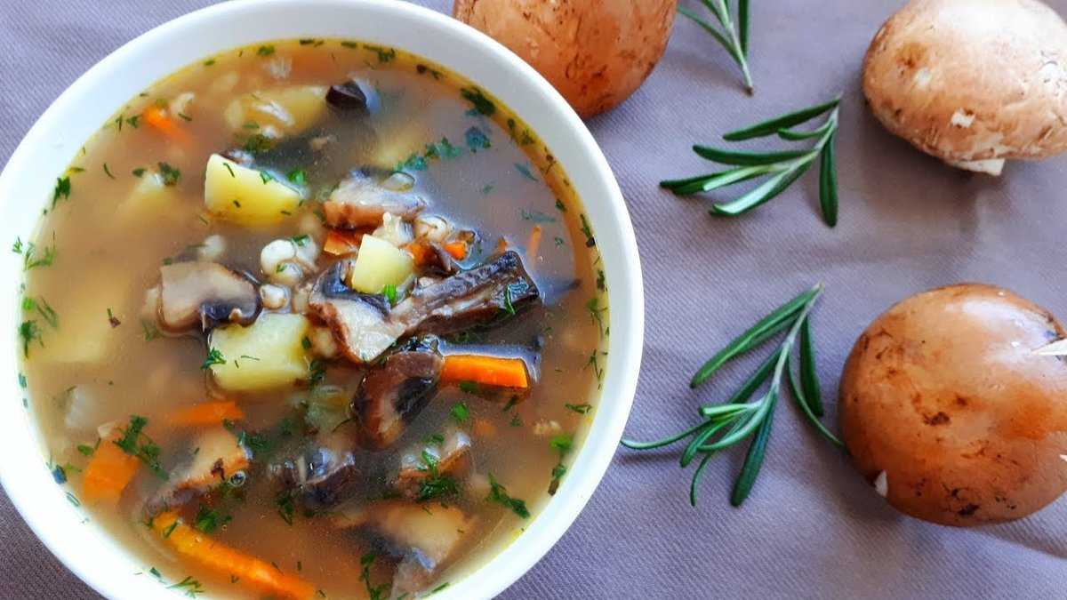 Куриный суп с зеленым горошком и грибами пошаговый рецепт