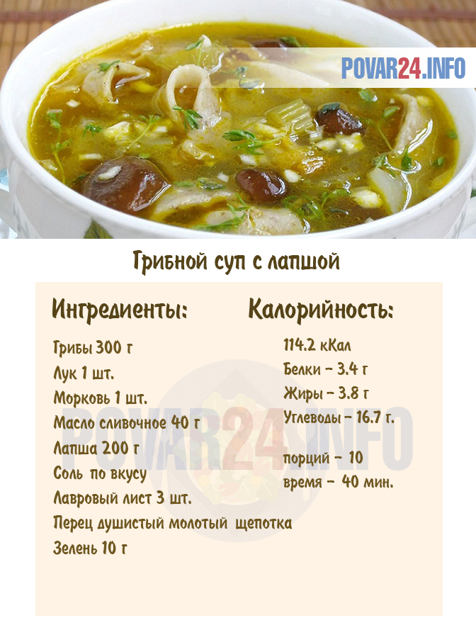 Грибной суп из белых грибов: топ-4 рецепта