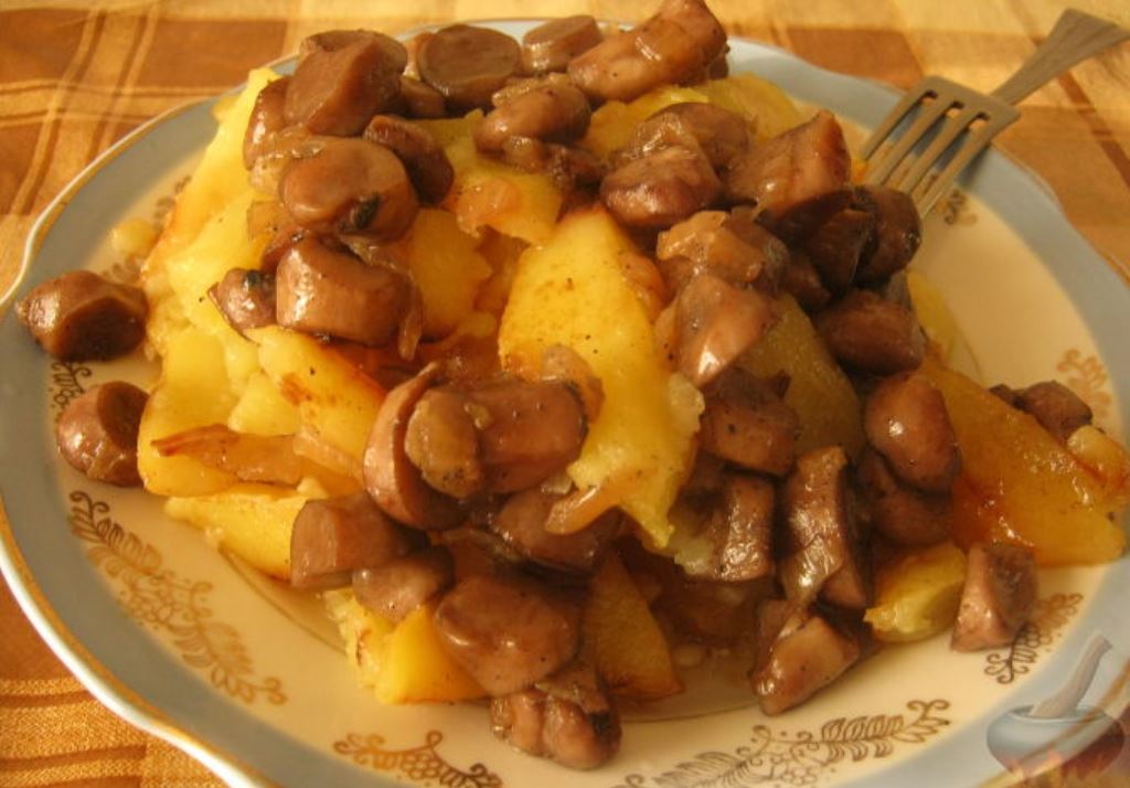 Жареная картошка с сушеными грибами - нескучный сад - рецепты блюд nsadcafe.ru