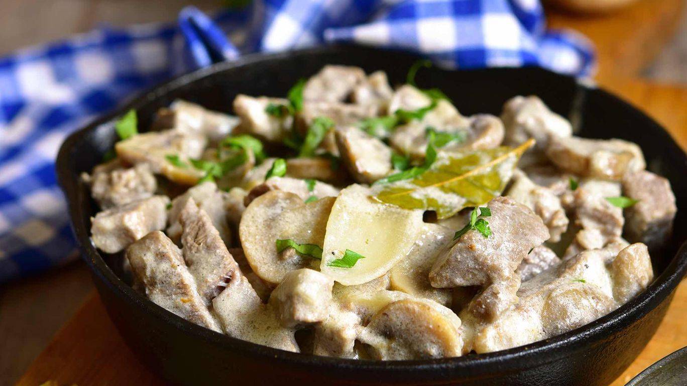 Грибы с картошкой и мясом: фото и рецепты, как приготовить вкусные блюда