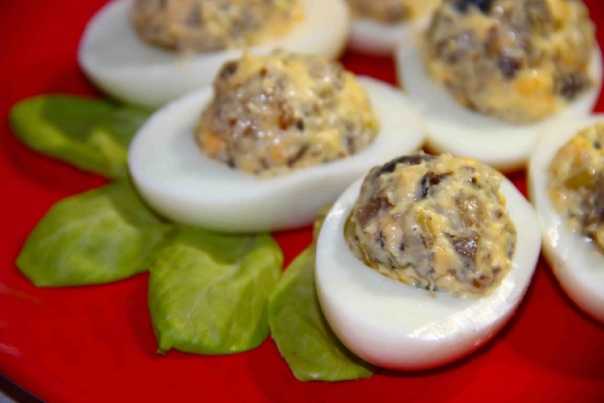 Яйца, фаршированные грибами - домашняя кулинария и рецепты