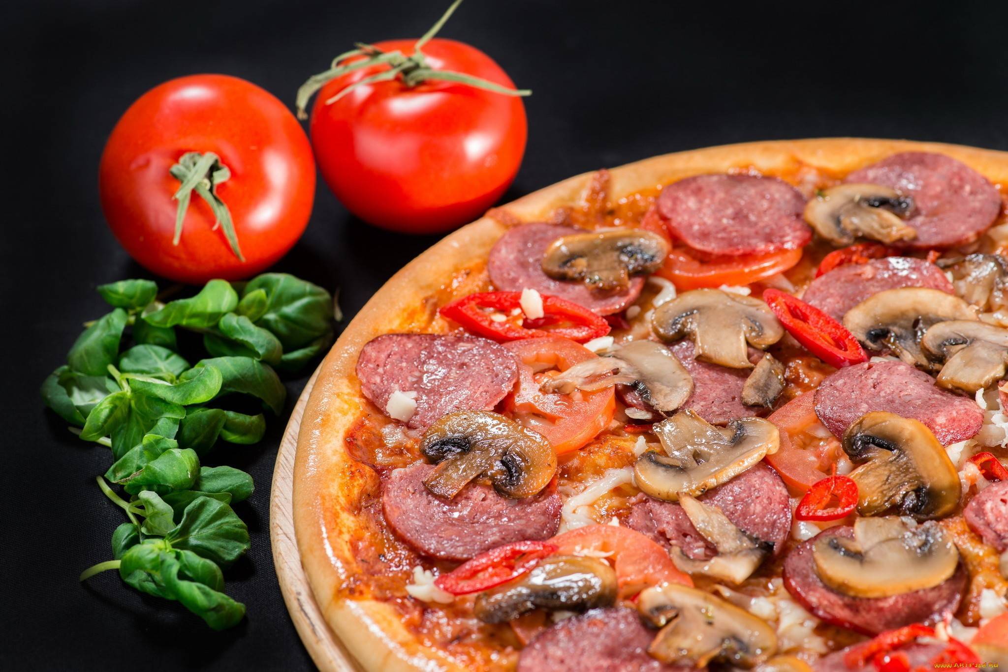 Как сделать пиццу с грибами в домашних условиях по пошаговому рецепту с фото