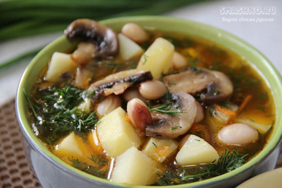Суп грибной- постные рецепты приготовления супов: 6 простых рецептов