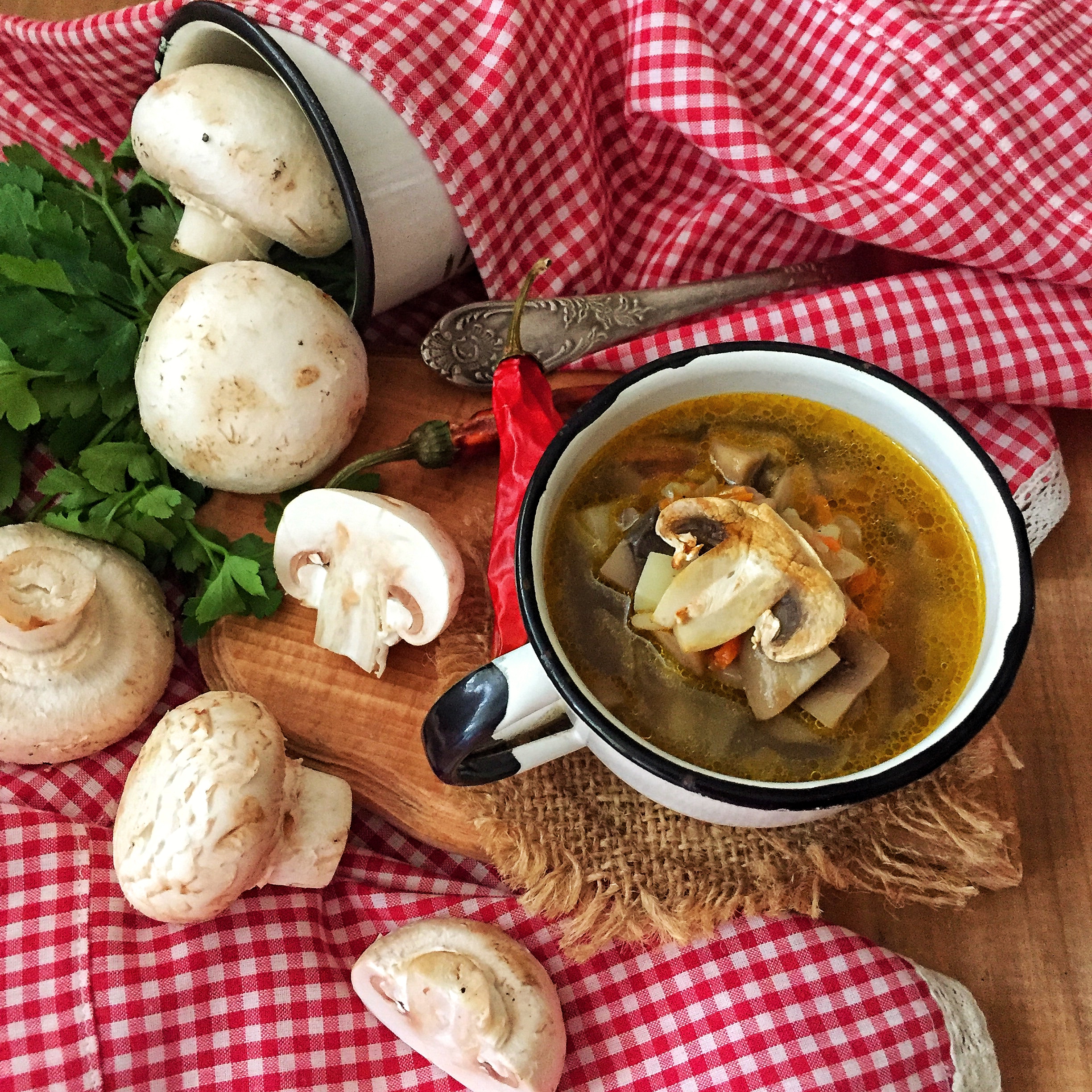 Супы из белых грибов, 51 рецепт, фото-рецепты