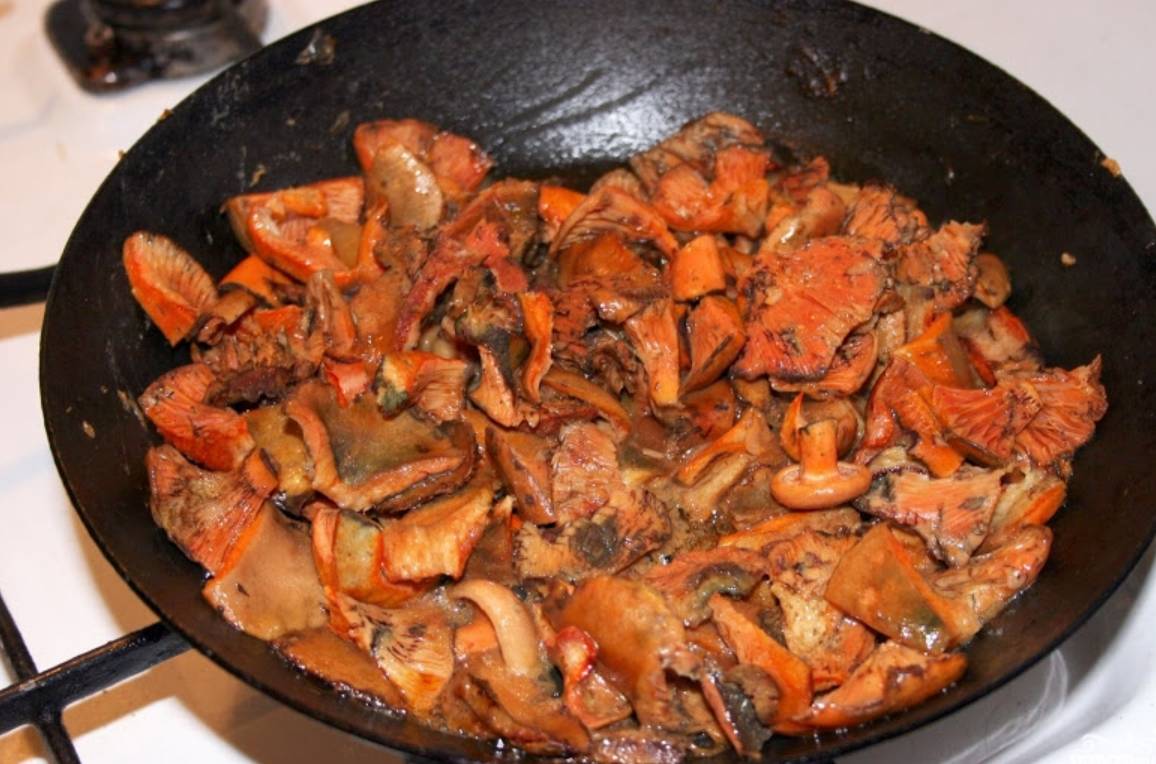 Как приготовить рыжики на сковороде: фото, видео и рецепты, как жарить грибы