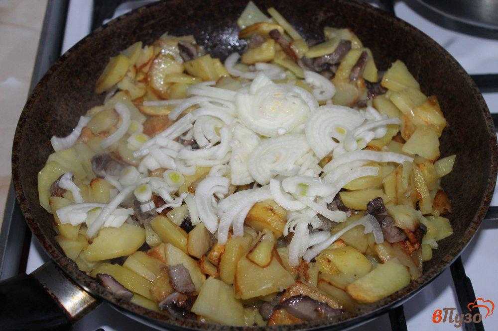 Жареные грибы с картошкой и луком на сковороде — 8 рецептов приготовления