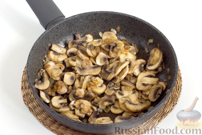 Баклажаны, тушеные с грибами - 7 пошаговых фото в рецепте
