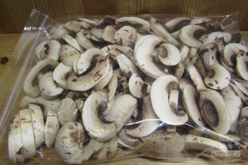 Как можно заморозить свежие шампиньоны: выбор и подготовка грибов, способы заморозки