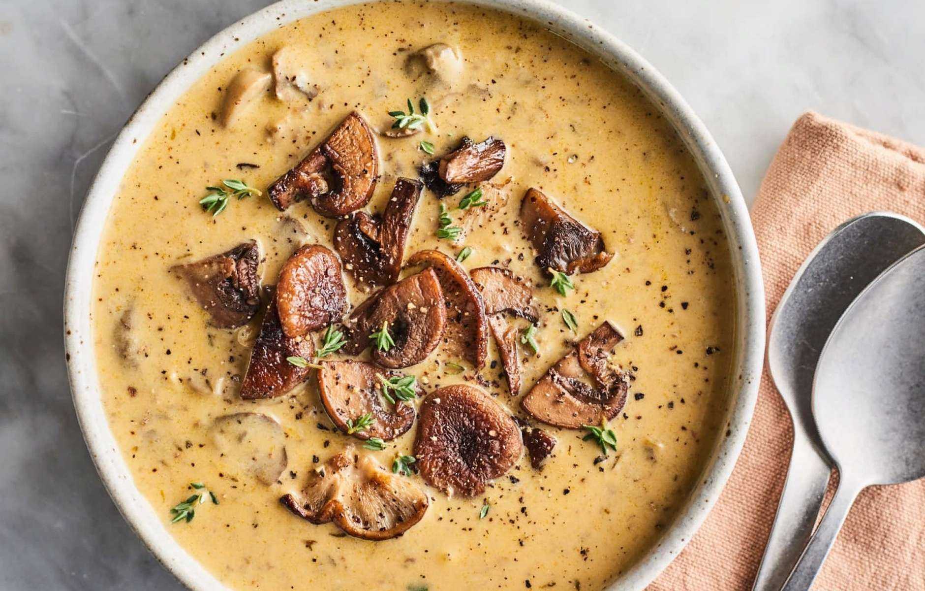 Грибной суп-пюре – 8 рецептов приготовления