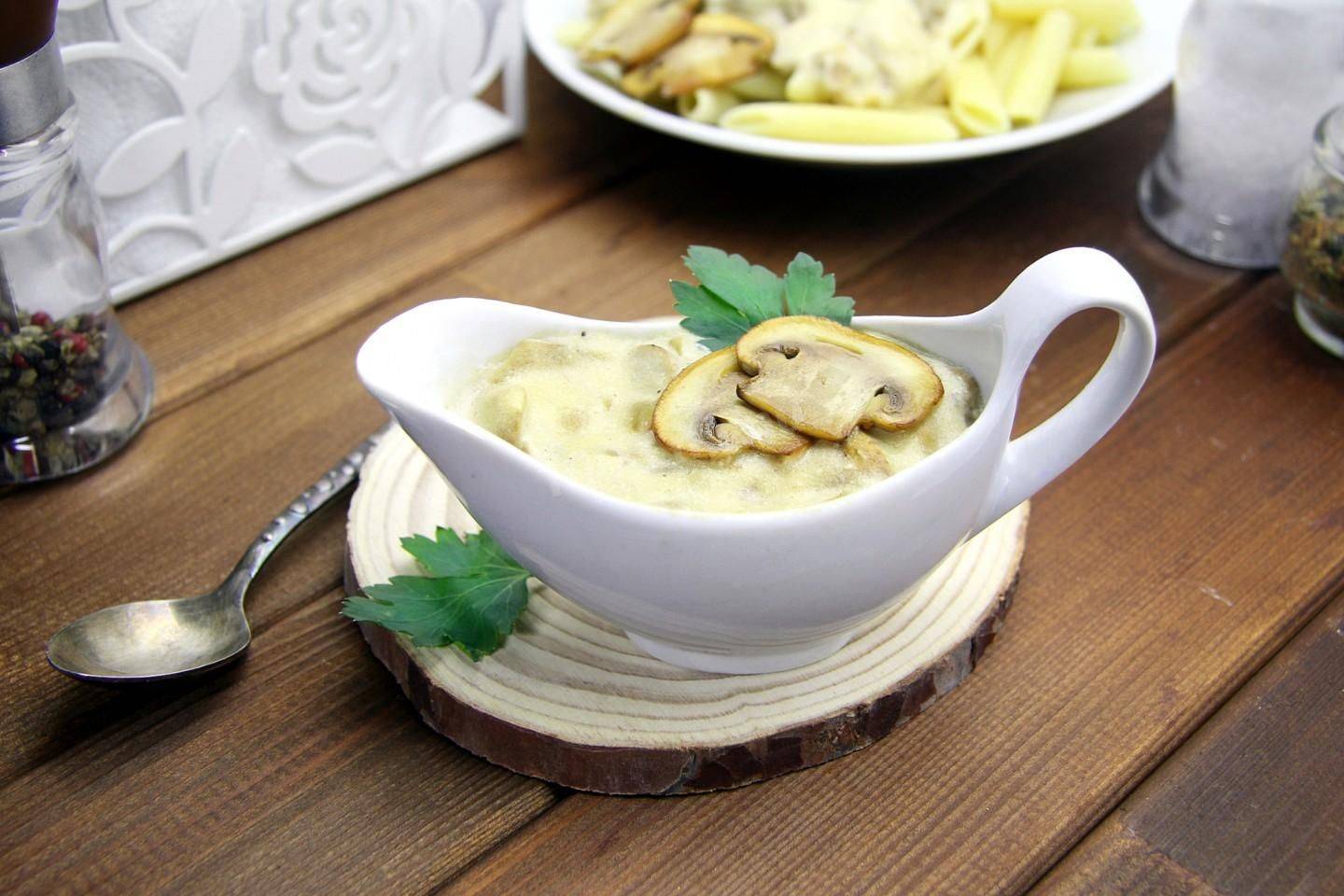 Рецепты грибного соуса из белых грибов с использованием продуктов растительного или животного происхождения